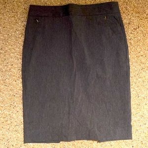 The Limited Grey Pencil Skirt. Size 2.